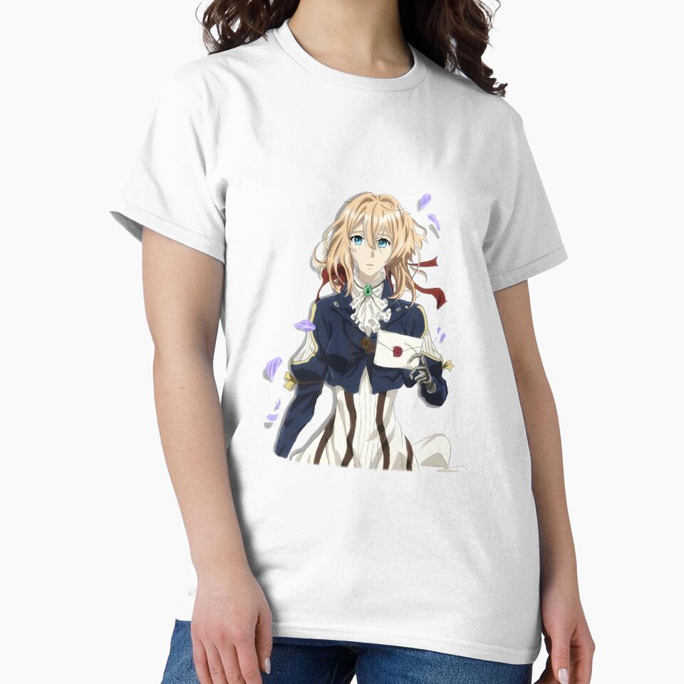 Anime Violet Evergarden Holding Letter T-shirt - Image 2