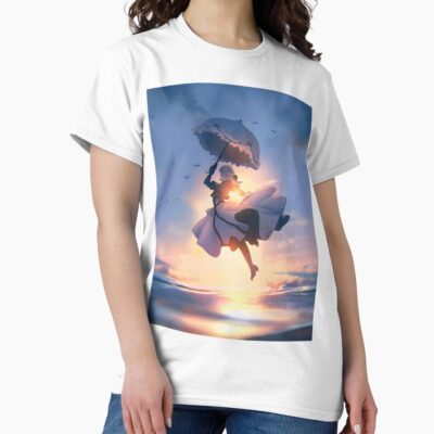 Hot Design Violet Evergarden Cover Image T-shirt