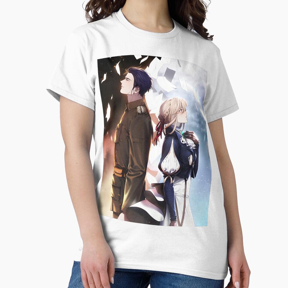 Violet Evergarden Cute Couple T-shirt - Image 2