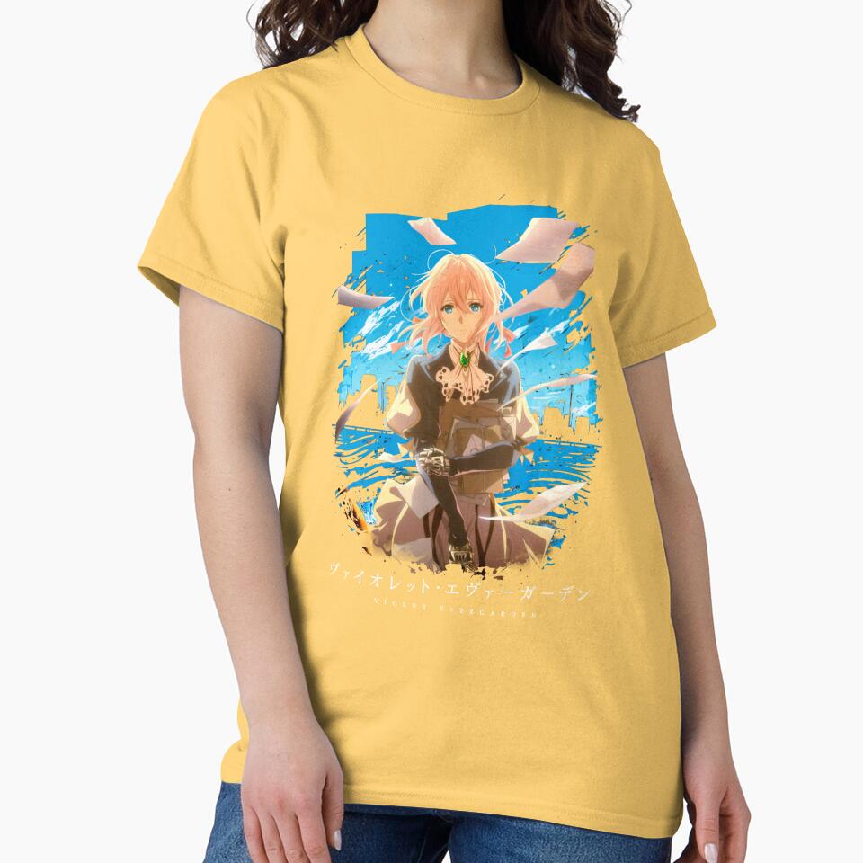 Violet Evergarden Healing Through Words T-shirt - Image 6