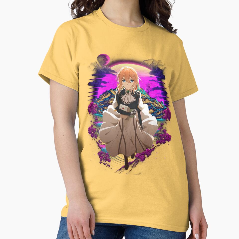 Violet Evergarden Touching Character Development T-shirt - Image 6