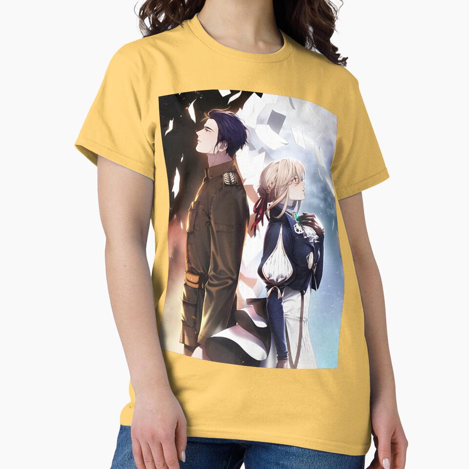 Violet Evergarden Cute Couple T-shirt - Image 6