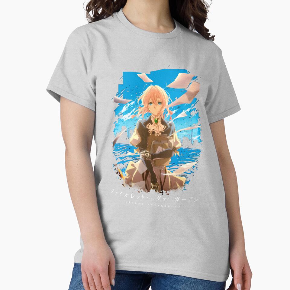 Violet Evergarden Healing Through Words T-shirt - Image 3