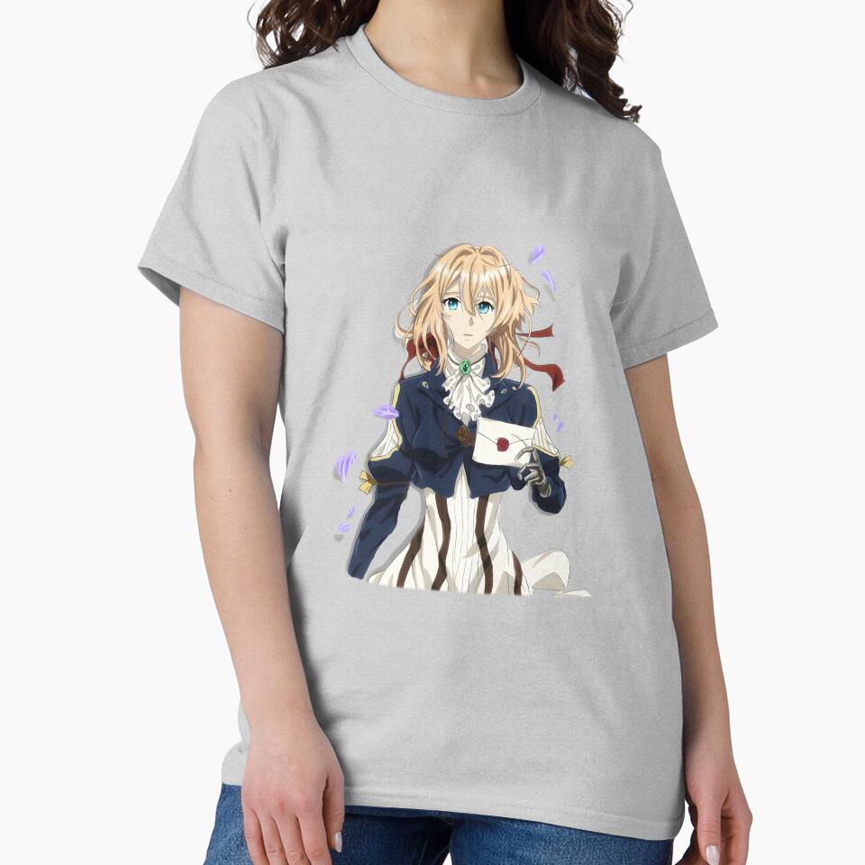 Anime Violet Evergarden Holding Letter T-shirt - Image 3