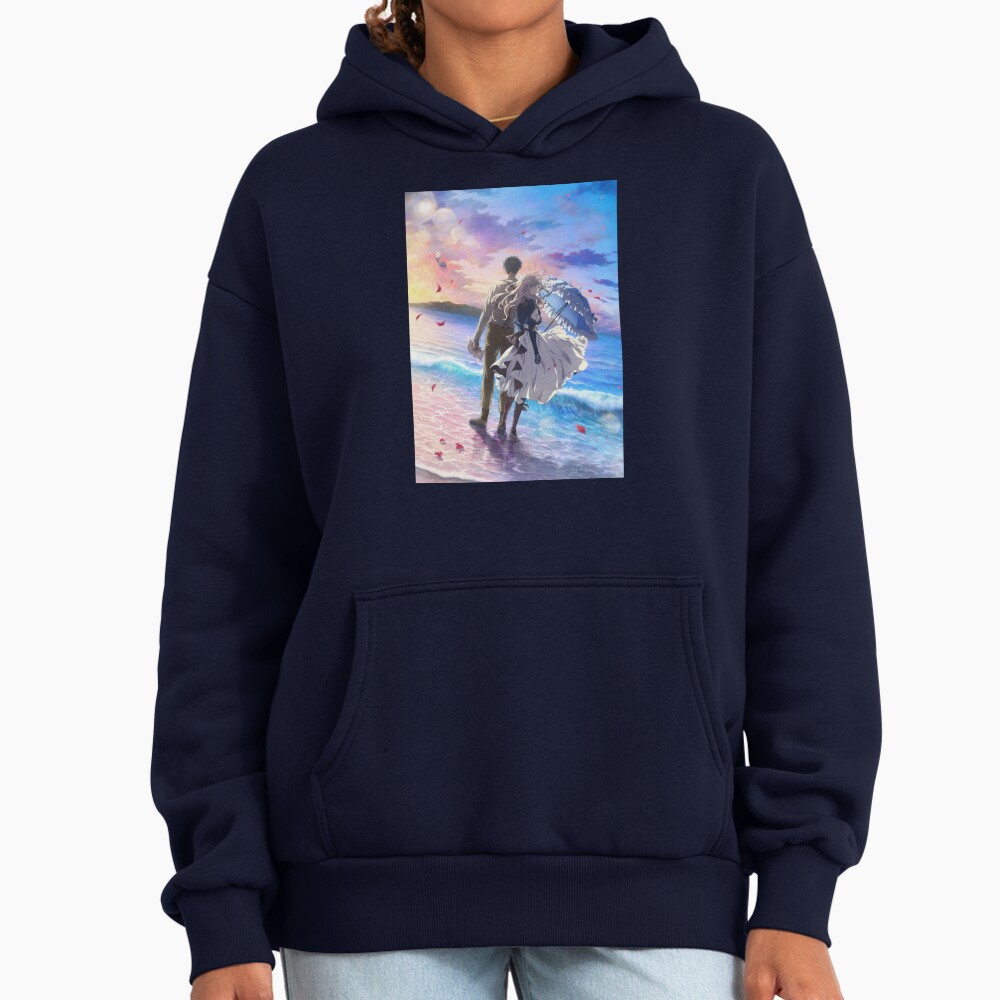 Violet And Gilbert Beach Poster Hoodie - Image 5