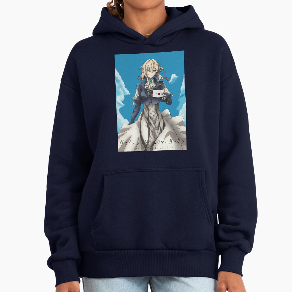 Violet Evergarden Blue Sky Letter Hoodie