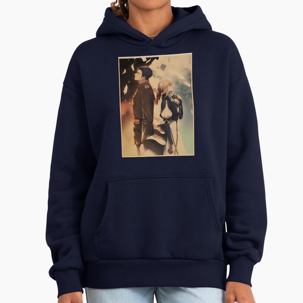 New Collection Violet Evergarden Retro Graphic Hoodie - Image 5
