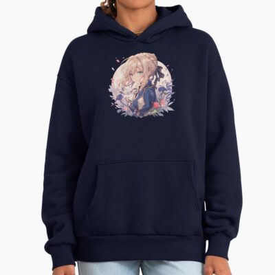 Violet Evergarden So Beautifull Floral Graphic Hoodie