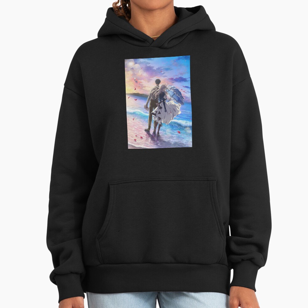 Violet And Gilbert Beach Poster Hoodie
