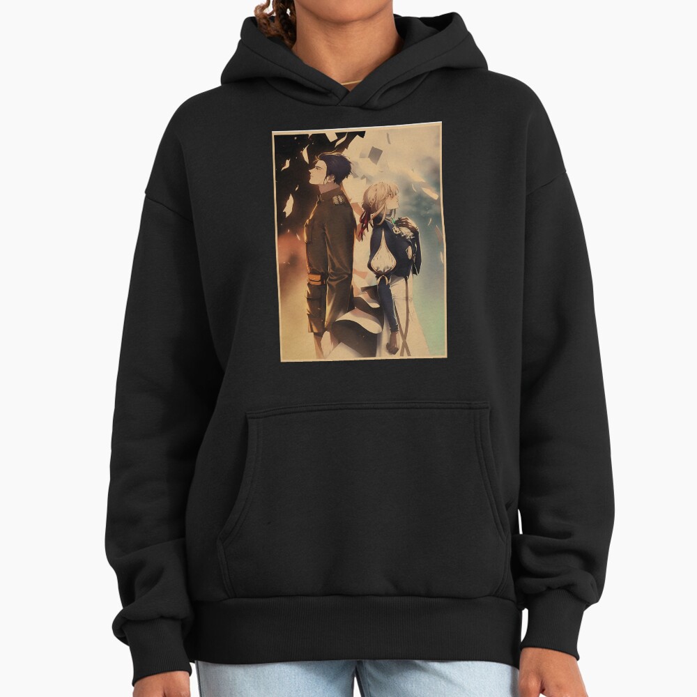 New Collection Violet Evergarden Retro Graphic Hoodie