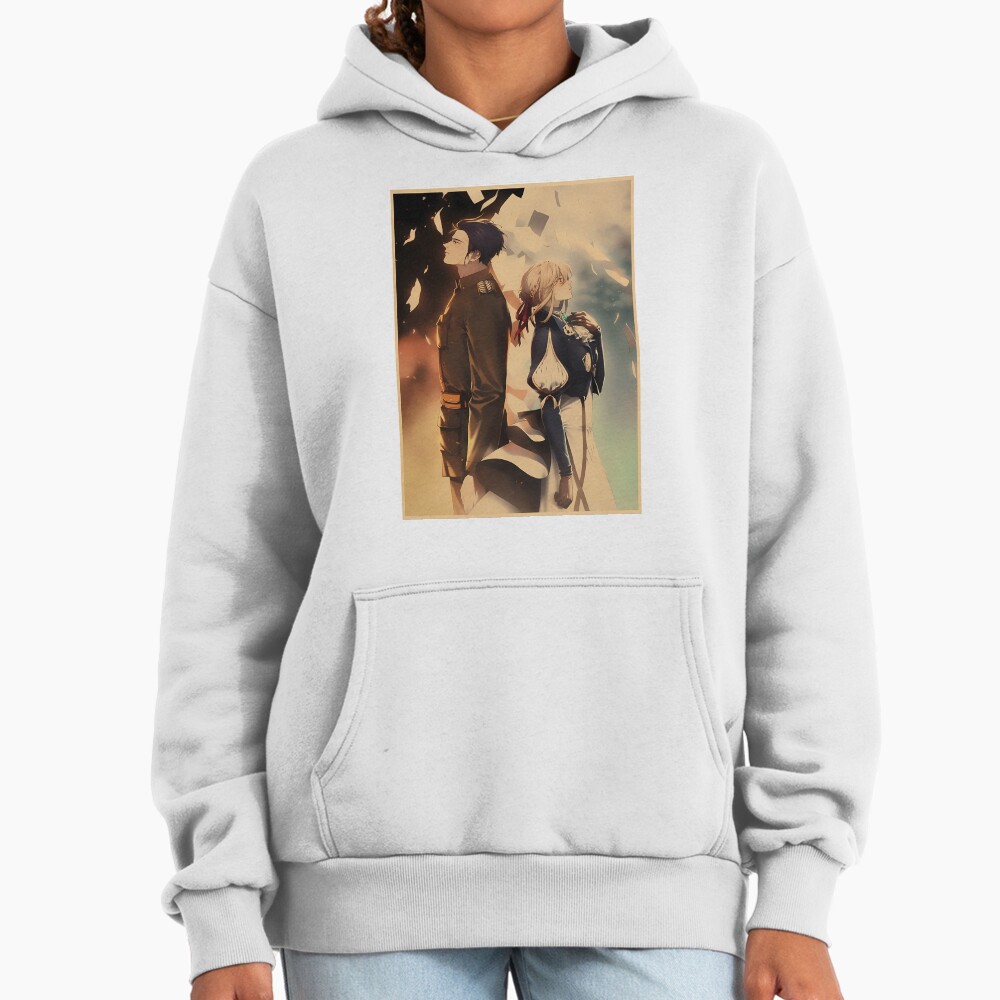New Collection Violet Evergarden Retro Graphic Hoodie - Image 2