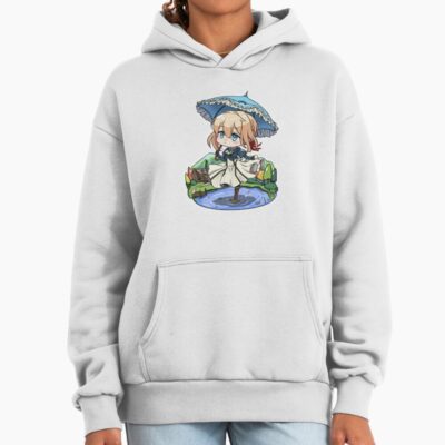 Anime Violet Evergarden - Chibi Violet Character Hoodie