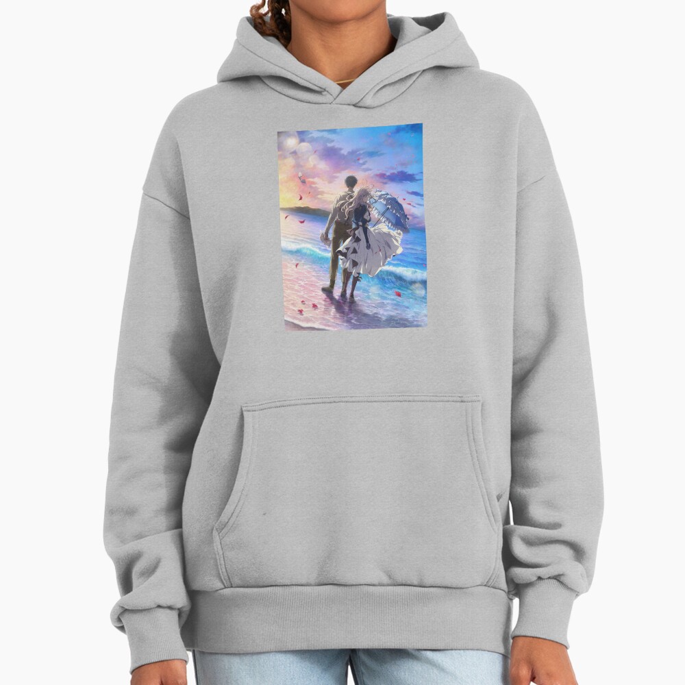 Violet And Gilbert Beach Poster Hoodie - Image 4