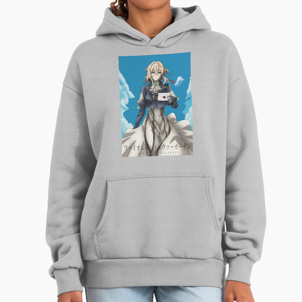 Violet Evergarden Blue Sky Letter Hoodie - Image 5