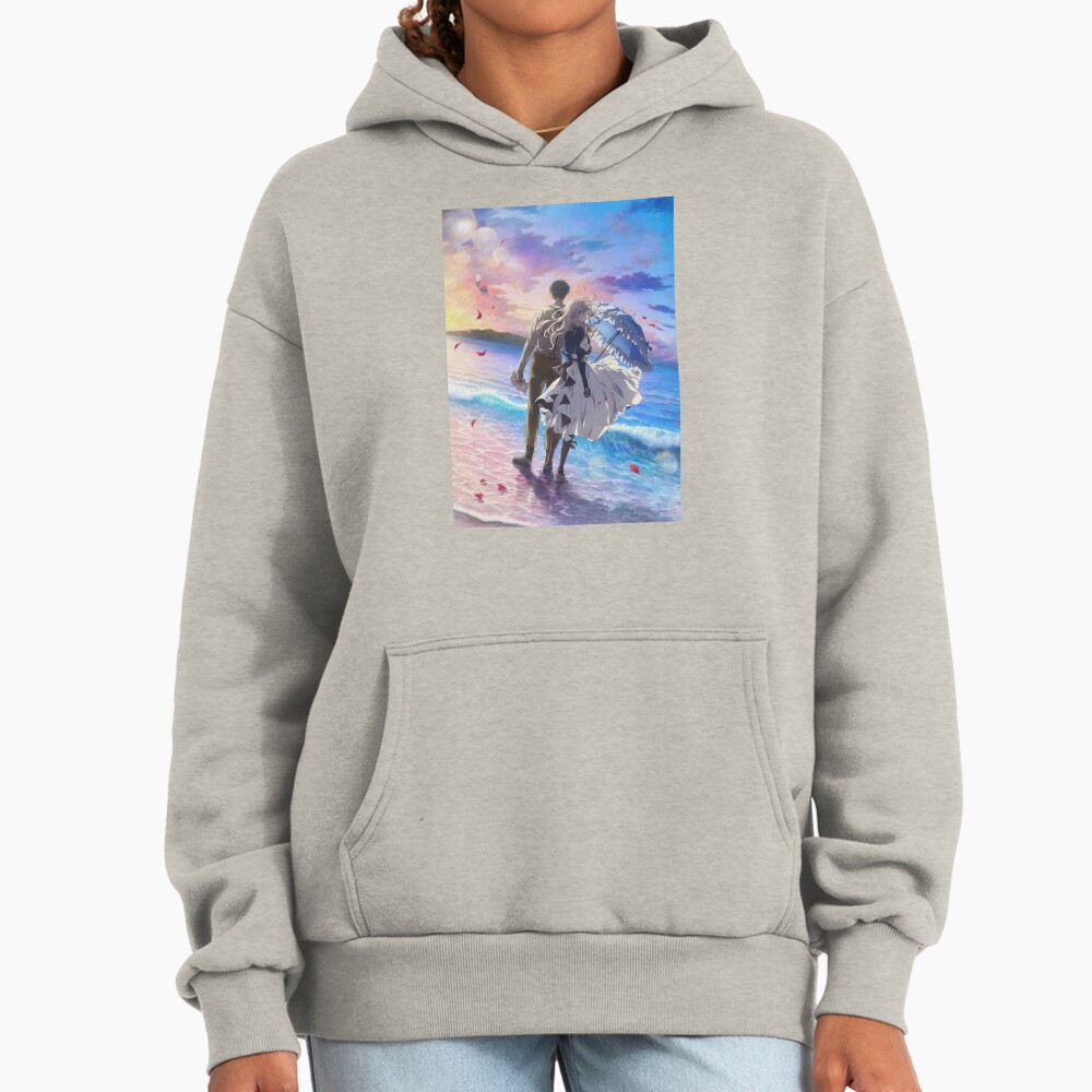 Violet And Gilbert Beach Poster Hoodie - Image 3