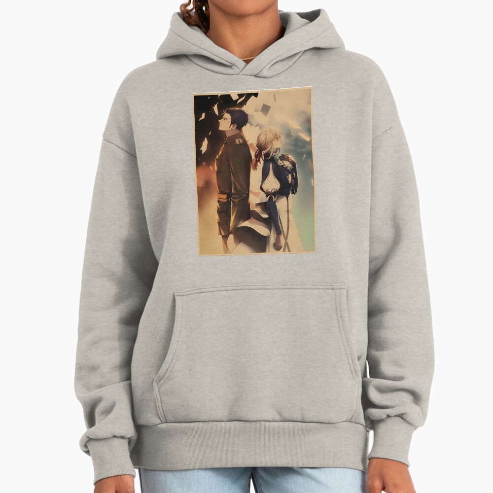 New Collection Violet Evergarden Retro Graphic Hoodie - Image 3