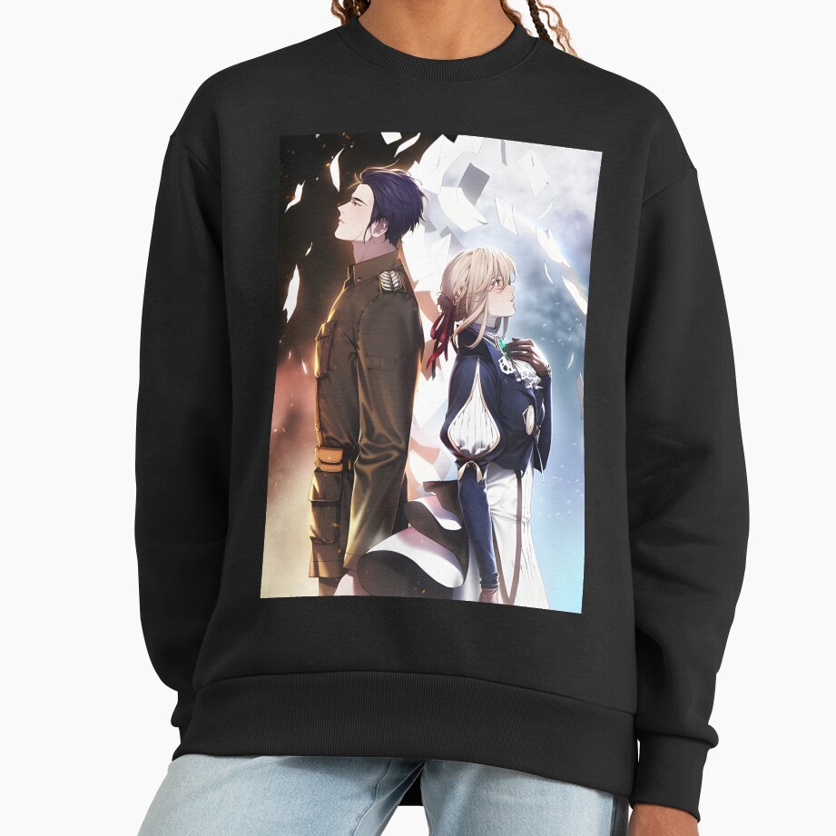 Violet Evergarden Cute Couple Sweatshirt