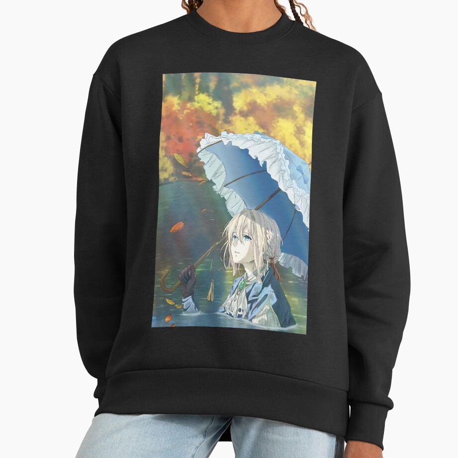 Anime Violet Evergarden - Violet Character And Lake Sweatshirt - Image 2