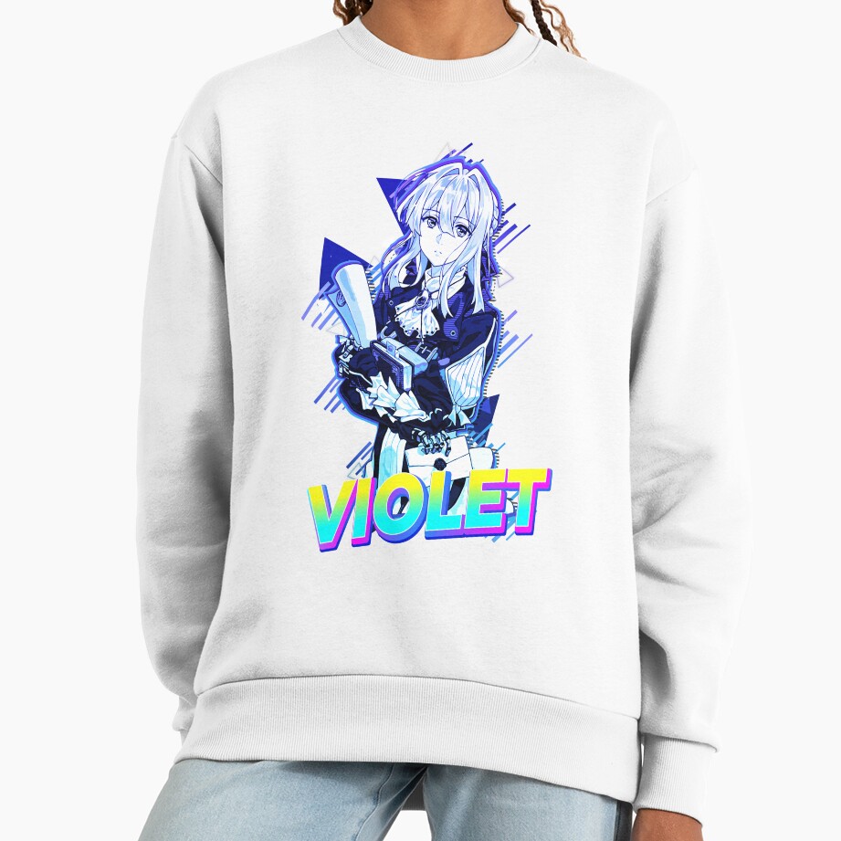 New Design Violet Evergarden Bassic Sweatshirt - Image 2
