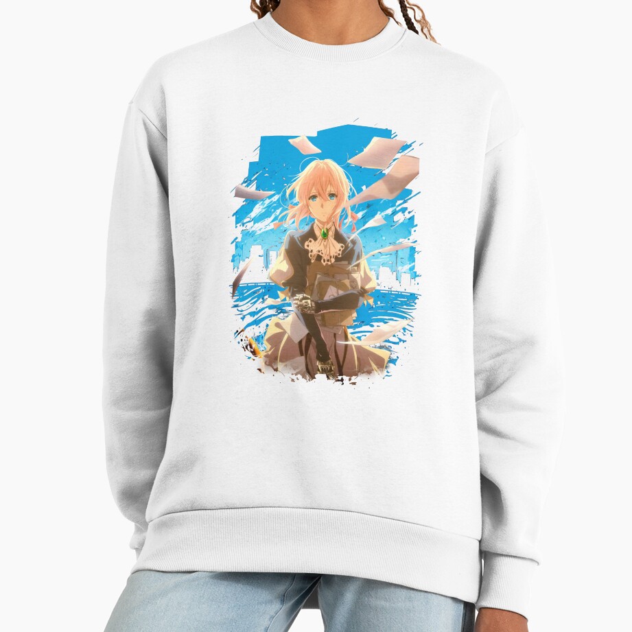 Violet Evergarden Healing Through Words Sweatshirt - Image 2