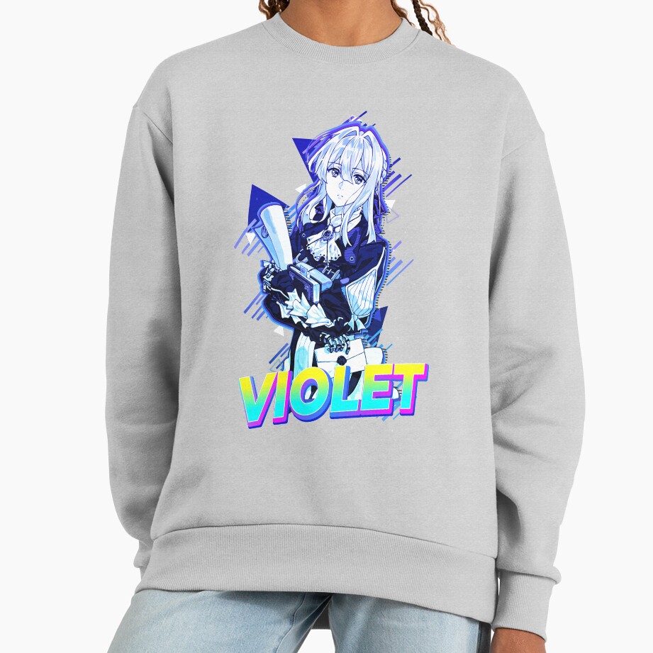 New Design Violet Evergarden Bassic Sweatshirt - Image 4