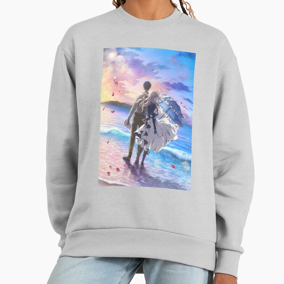 Violet And Gilbert Beach Poster Sweatshirt - Image 4