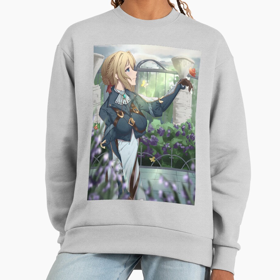 Violet Evergarden Beautiful Cover Photo Sweatshirt - Image 4