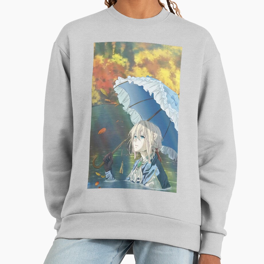 Anime Violet Evergarden - Violet Character And Lake Sweatshirt - Image 4