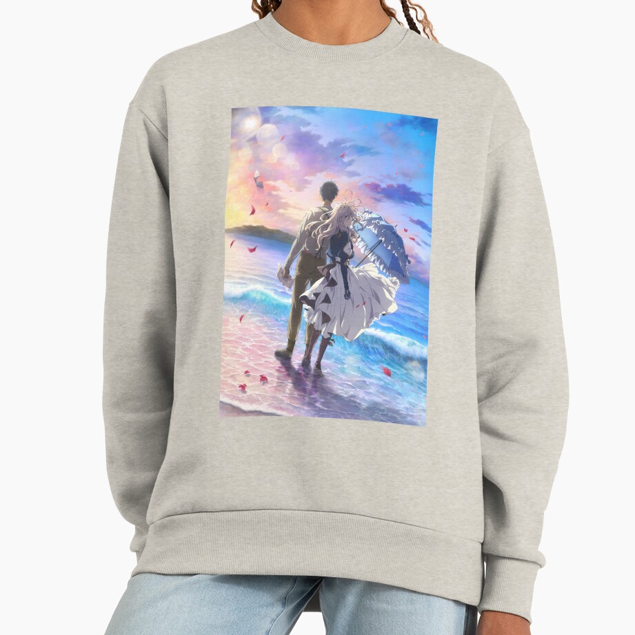 Violet And Gilbert Beach Poster Sweatshirt - Image 3