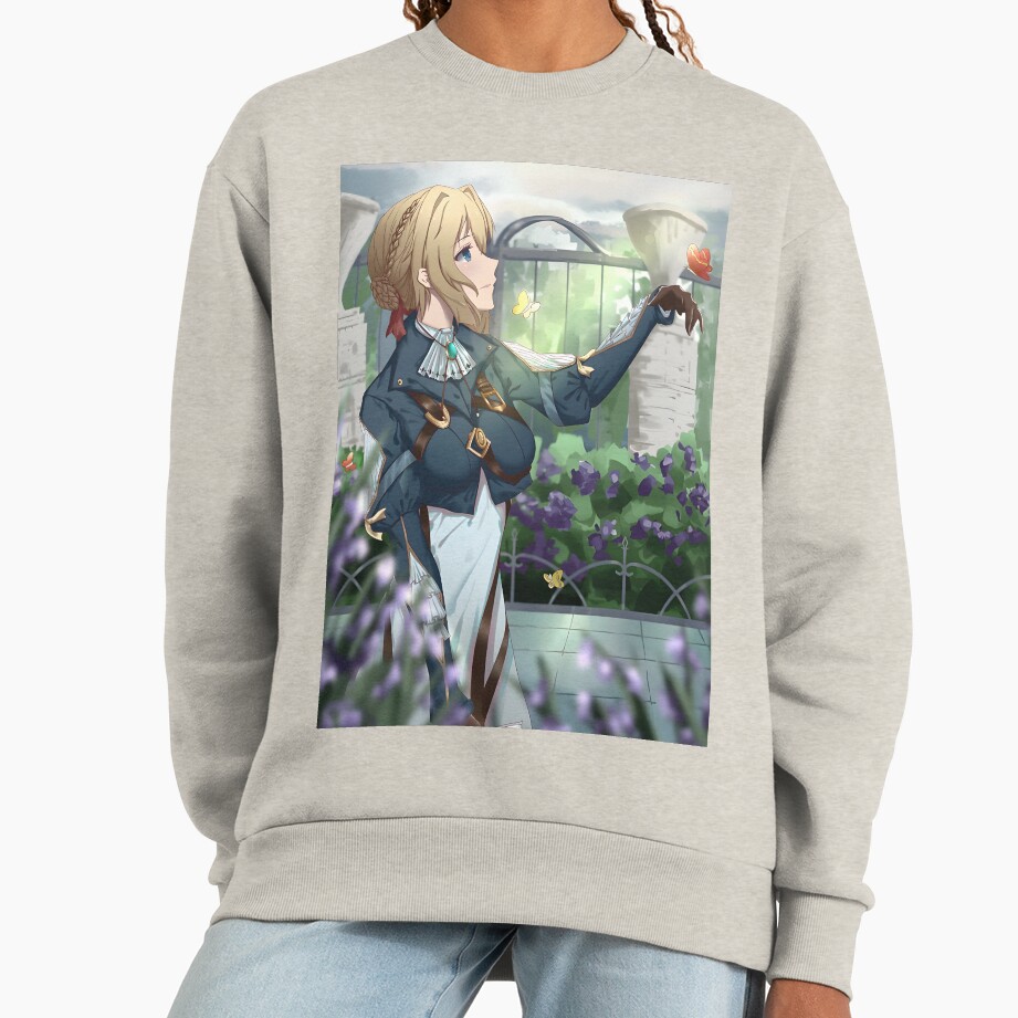 Violet Evergarden Beautiful Cover Photo Sweatshirt - Image 3