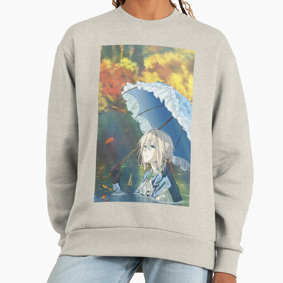 Anime Violet Evergarden - Violet Character And Lake Sweatshirt - Image 3
