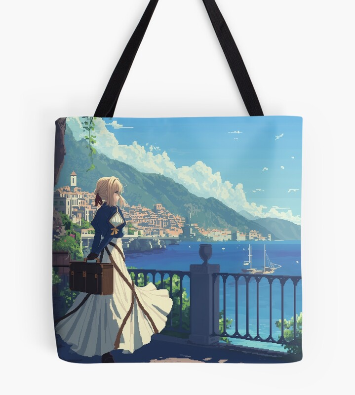 New Collection Violet Evergarden Seafront Tote Bag
