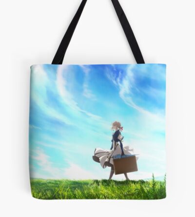 Hot Anime Violet Evergarden Blue Sky Tote Bag