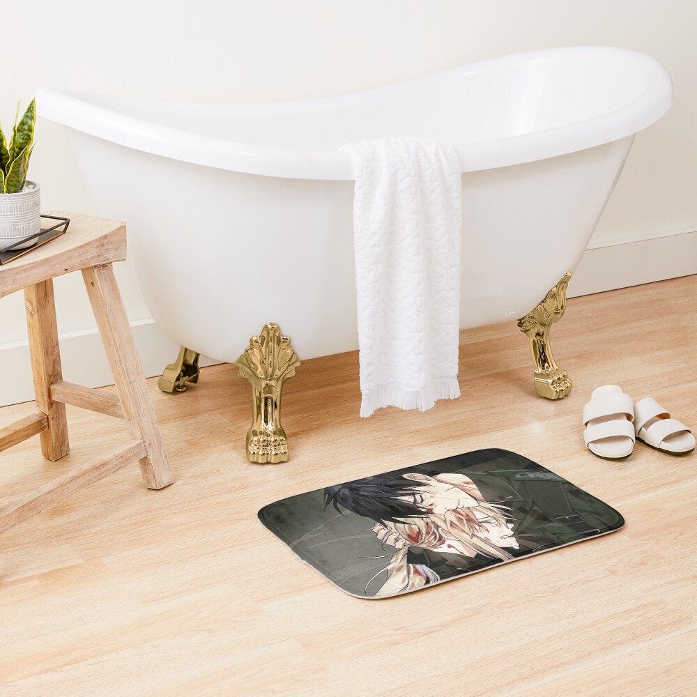 Violet Evergarden And Gilbert Bath Mat - Image 2