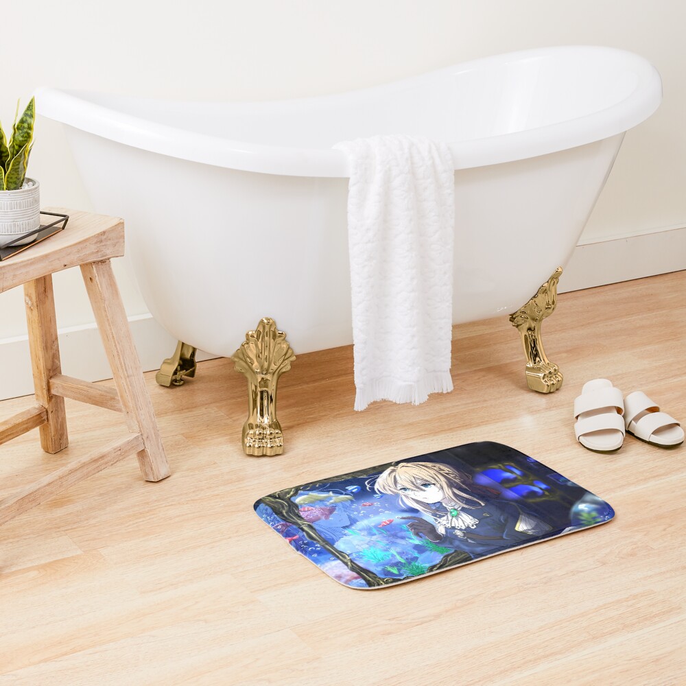 Violet Evergarden Beautiful Violet Character Bath Mat - Image 2