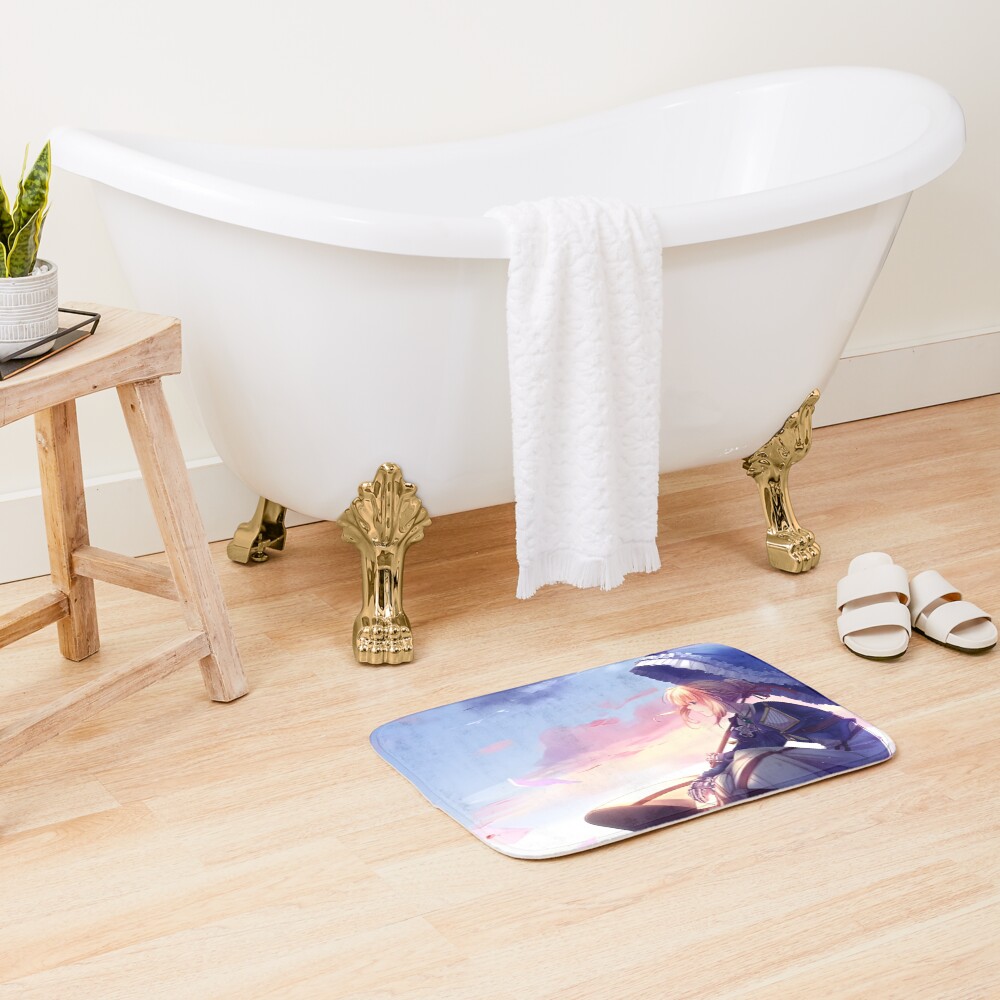 Violet Evergardan Beautiful Cover Image Bath Mat - Image 2