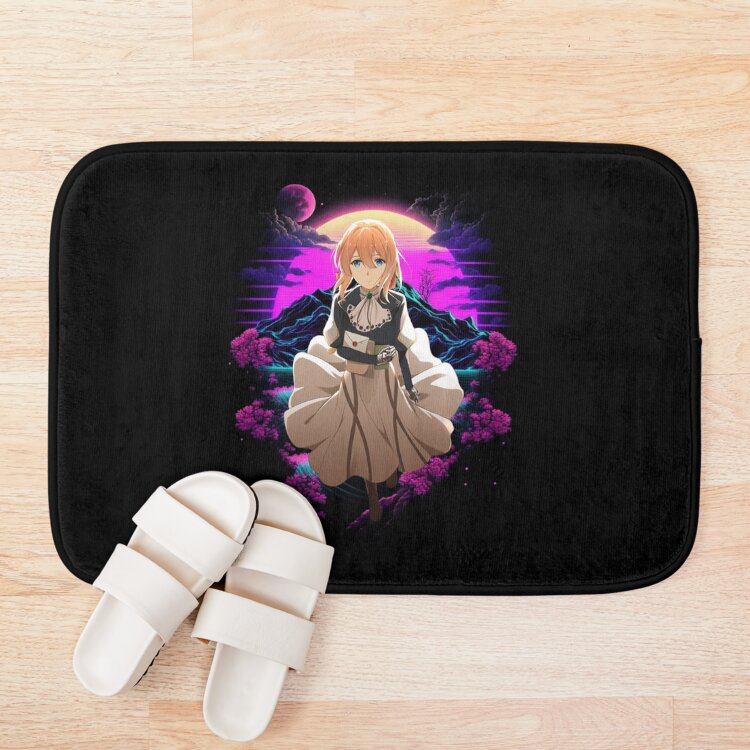 Violet Evergarden Touching Character Development Bath Mat - Image 3