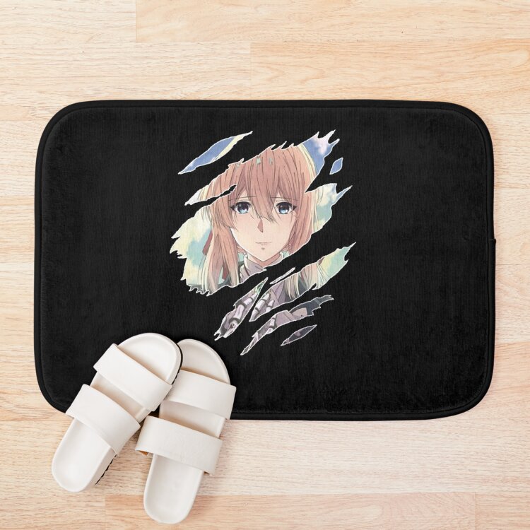 New Design Violet Evergarden Violet Character Bath Mat - Image 3