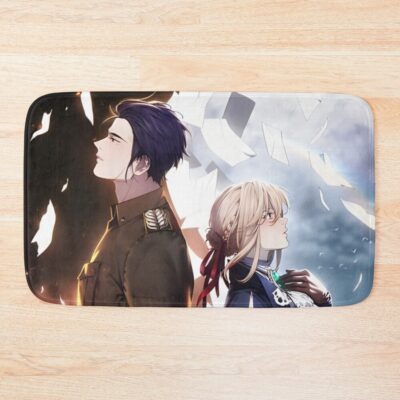 Violet Evergarden Cute Couple Bath Mat