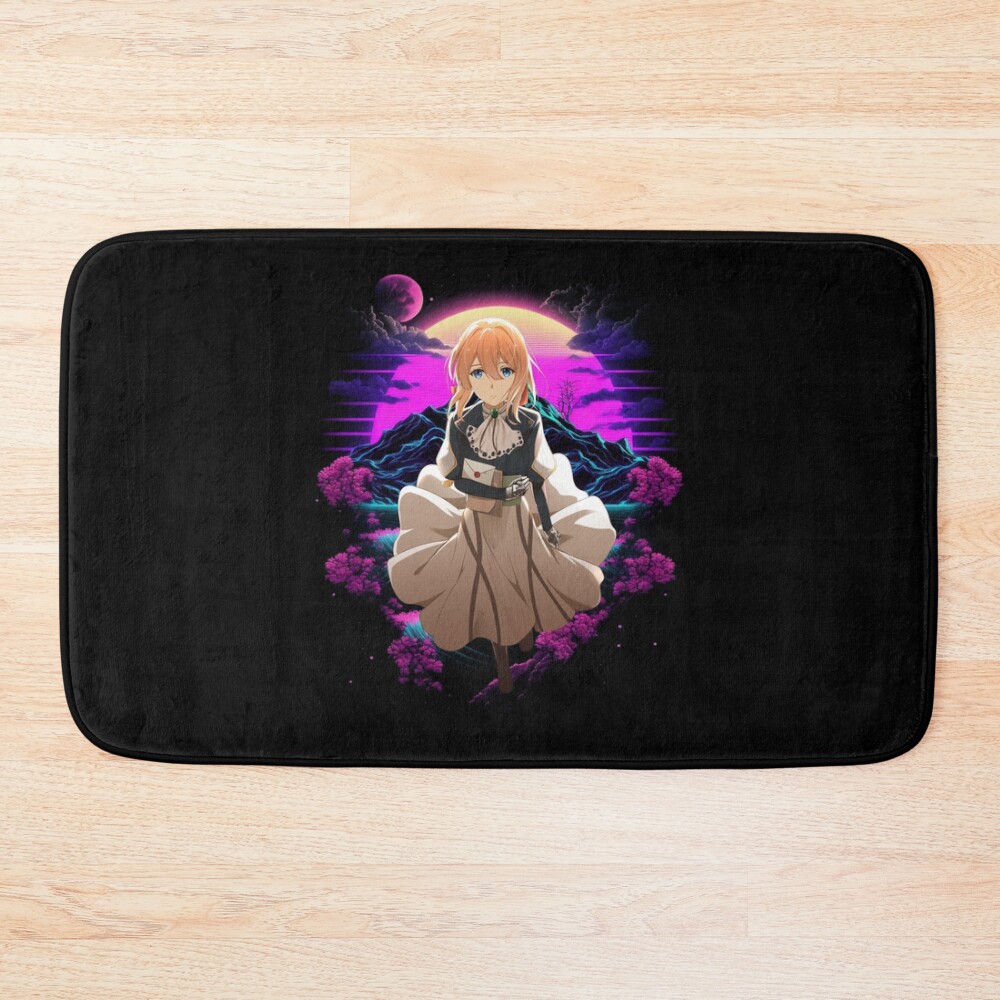 Violet Evergarden Touching Character Development Bath Mat