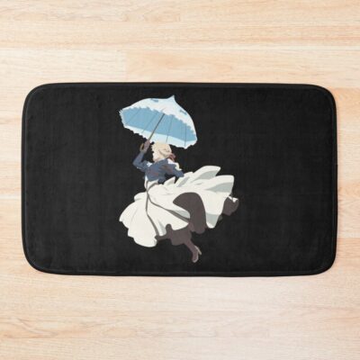 Violet Evergarden Parasol Minimalist Bath Mat