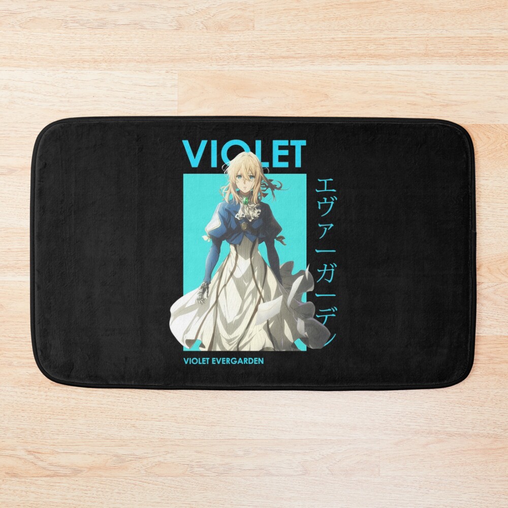 Violet Evergarden Bassic Design Bath Mat