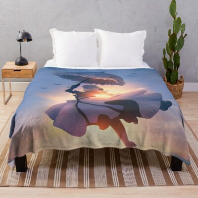 Anime Violet Evergarden Cover Throw Blanket