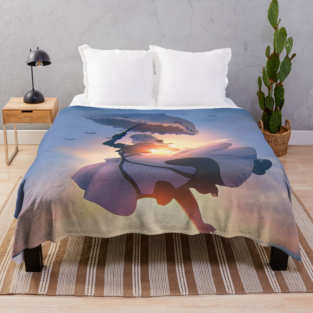Anime Violet Evergarden Cover Throw Blanket