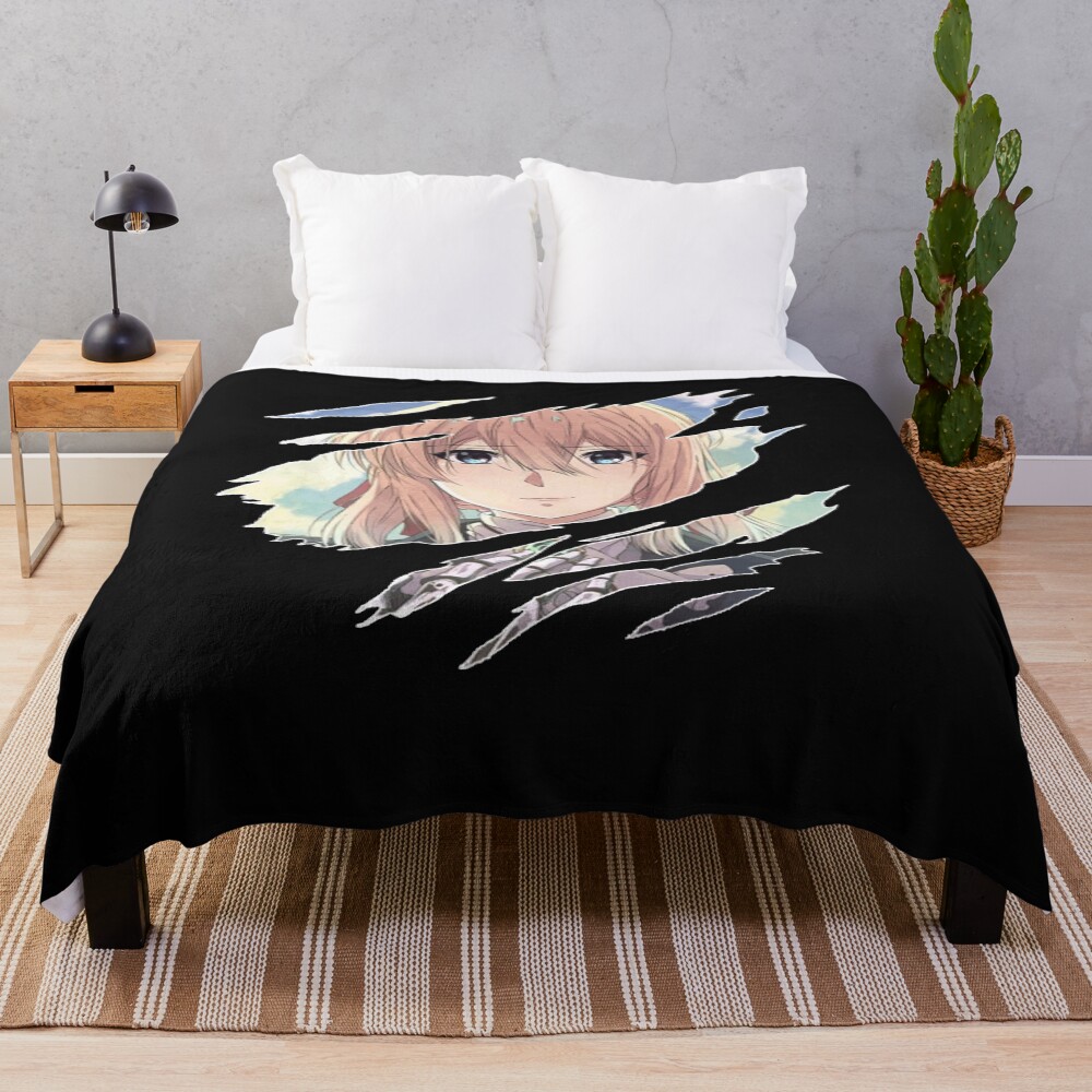 Hot Design Violet Evergarden Unique Throw Blanket