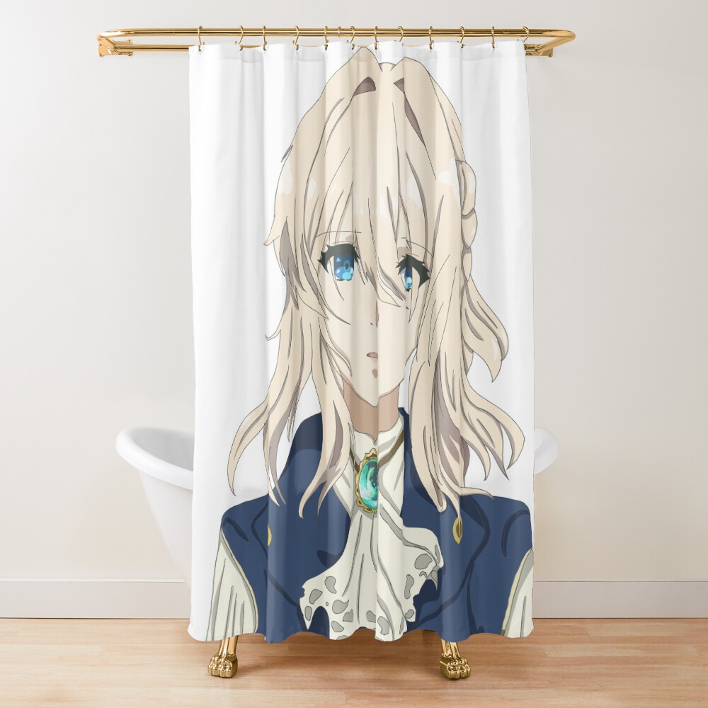 Anime Violet Evergarden Character Bassic Design Shower Curtain
