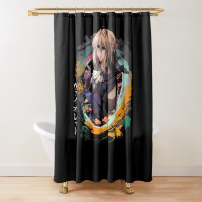 Violet Evergarden Stunning Visuals Abound Shower Curtain