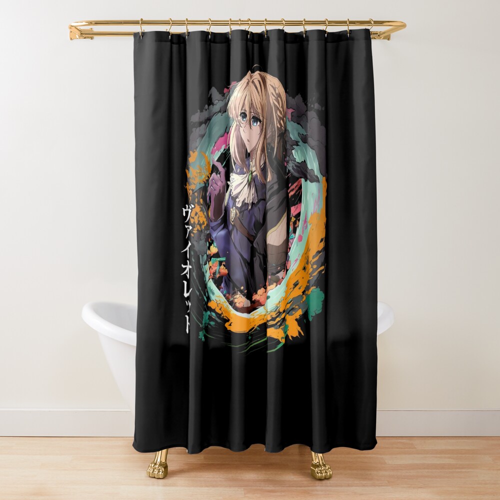 Violet Evergarden Stunning Visuals Abound Shower Curtain