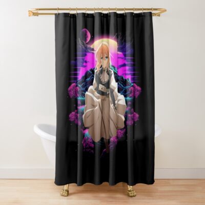 Violet Evergarden Touching Character Development Shower Curtain
