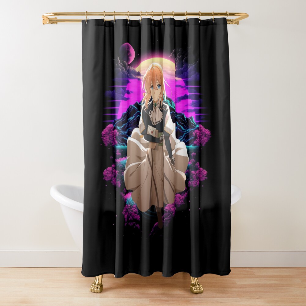 Violet Evergarden Touching Character Development Shower Curtain